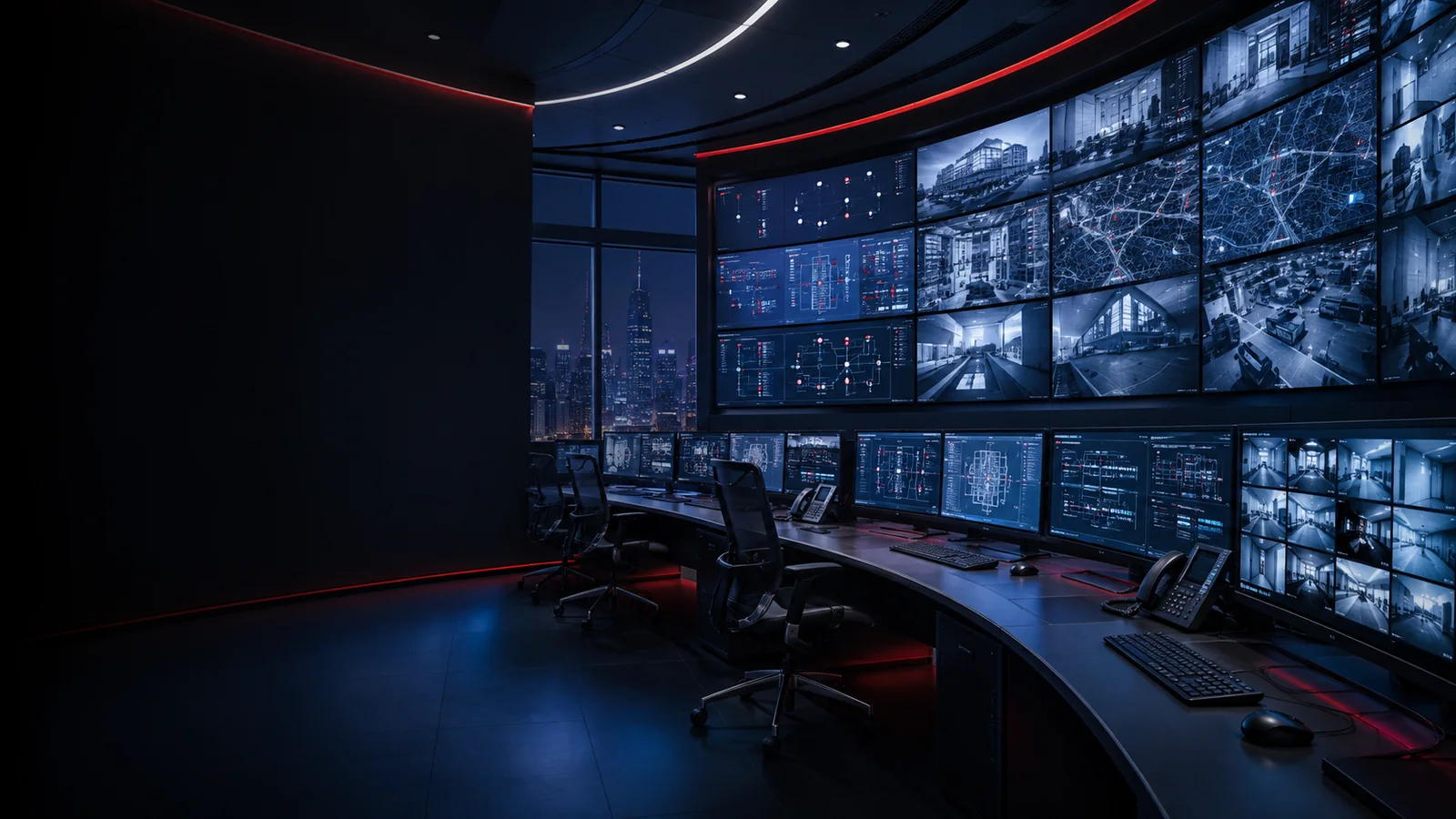 UKPLUS security operations control room in Dubai